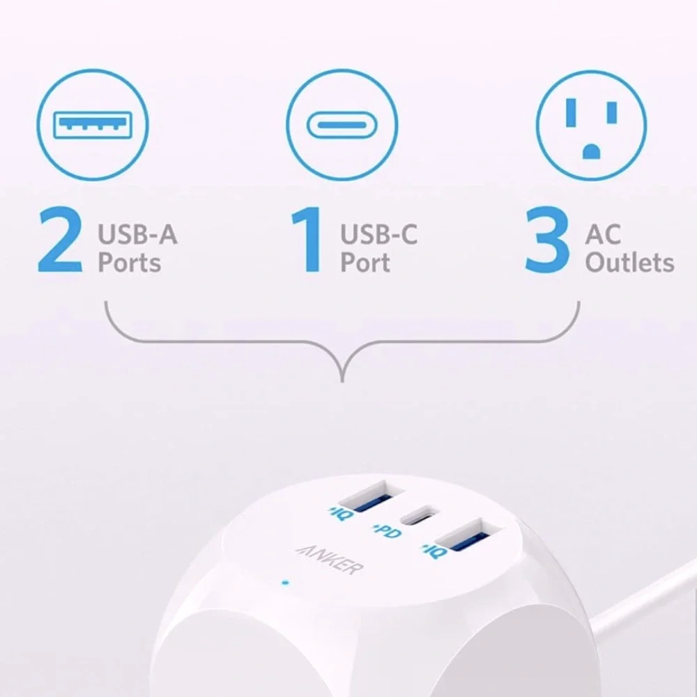 Anker 20W USB-C PowerCube (White)